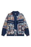 Embroidered Bomber Jacket – Retro Baseball Style