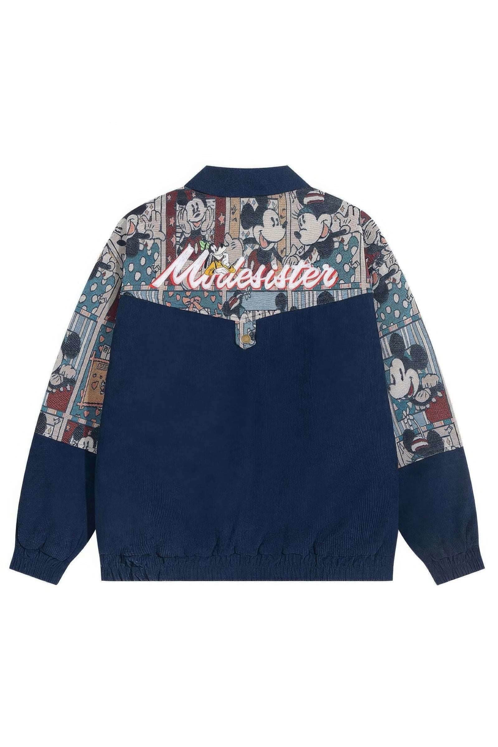 Embroidered Bomber Jacket – Retro Baseball Style