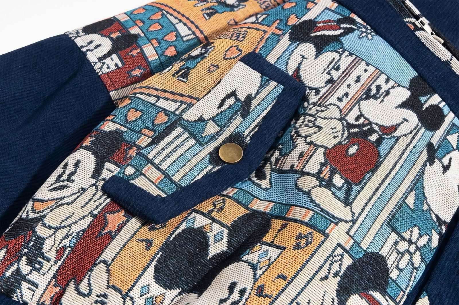 Embroidered Bomber Jacket – Retro Baseball Style
