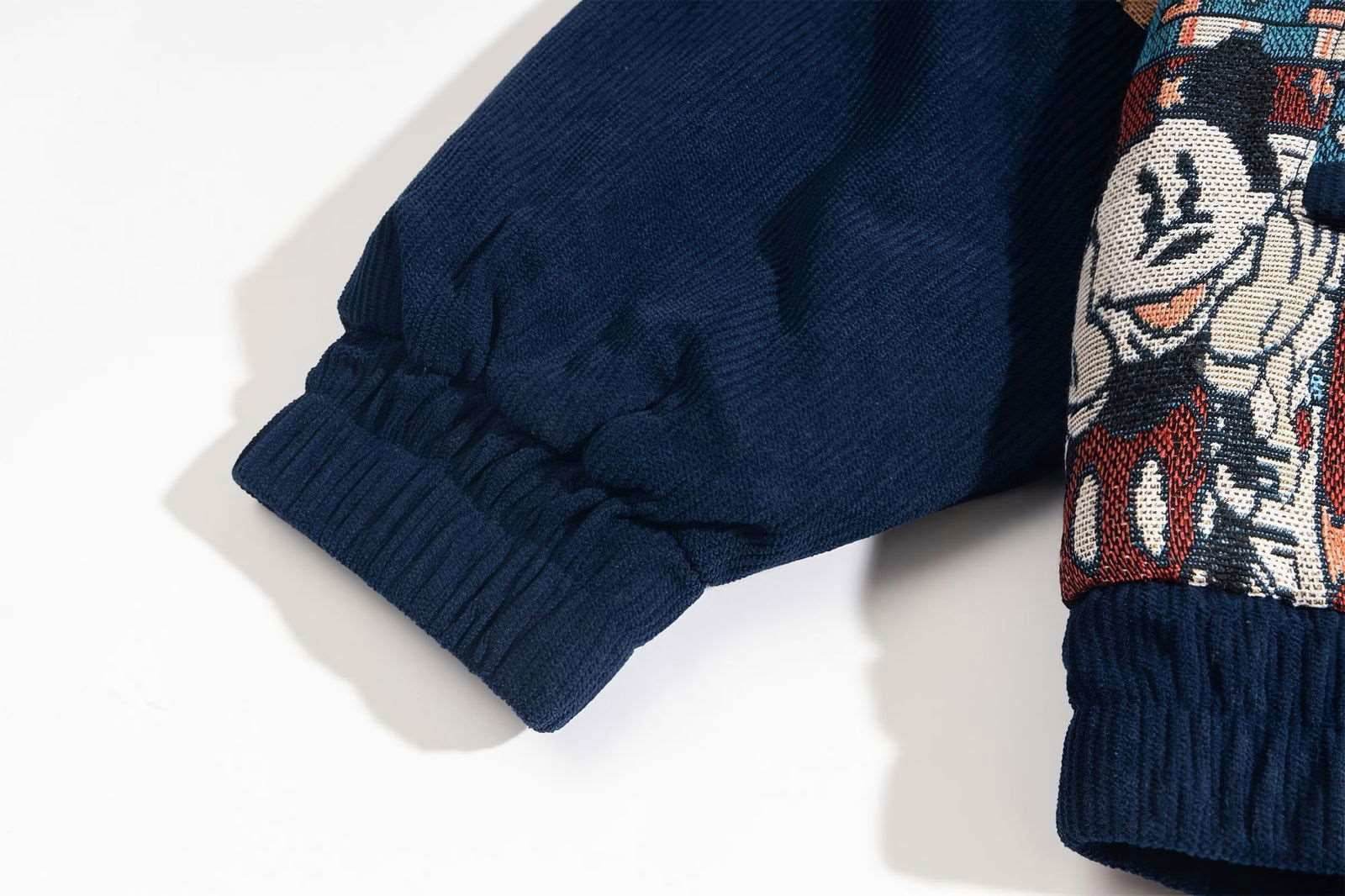 Embroidered Bomber Jacket – Retro Baseball Style