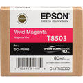 New, Pre-Owned - Epson T8503 UltraChrome HD Vivid Magenta Ink Cartridge, T850300