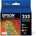 New, Pre-Owned - Epson 252 Black, Cyan, Magenta, Yellow Ink Cartridge