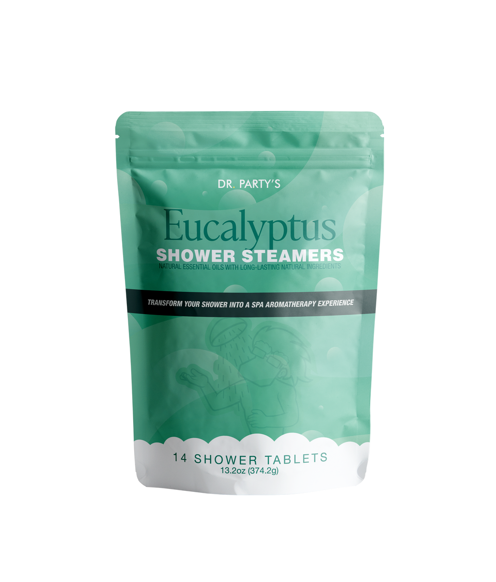 Eucalyptus Scented Shower Steamers - Aromatherapy Shower Tablets, Dermatologist Approved, Pack of 14