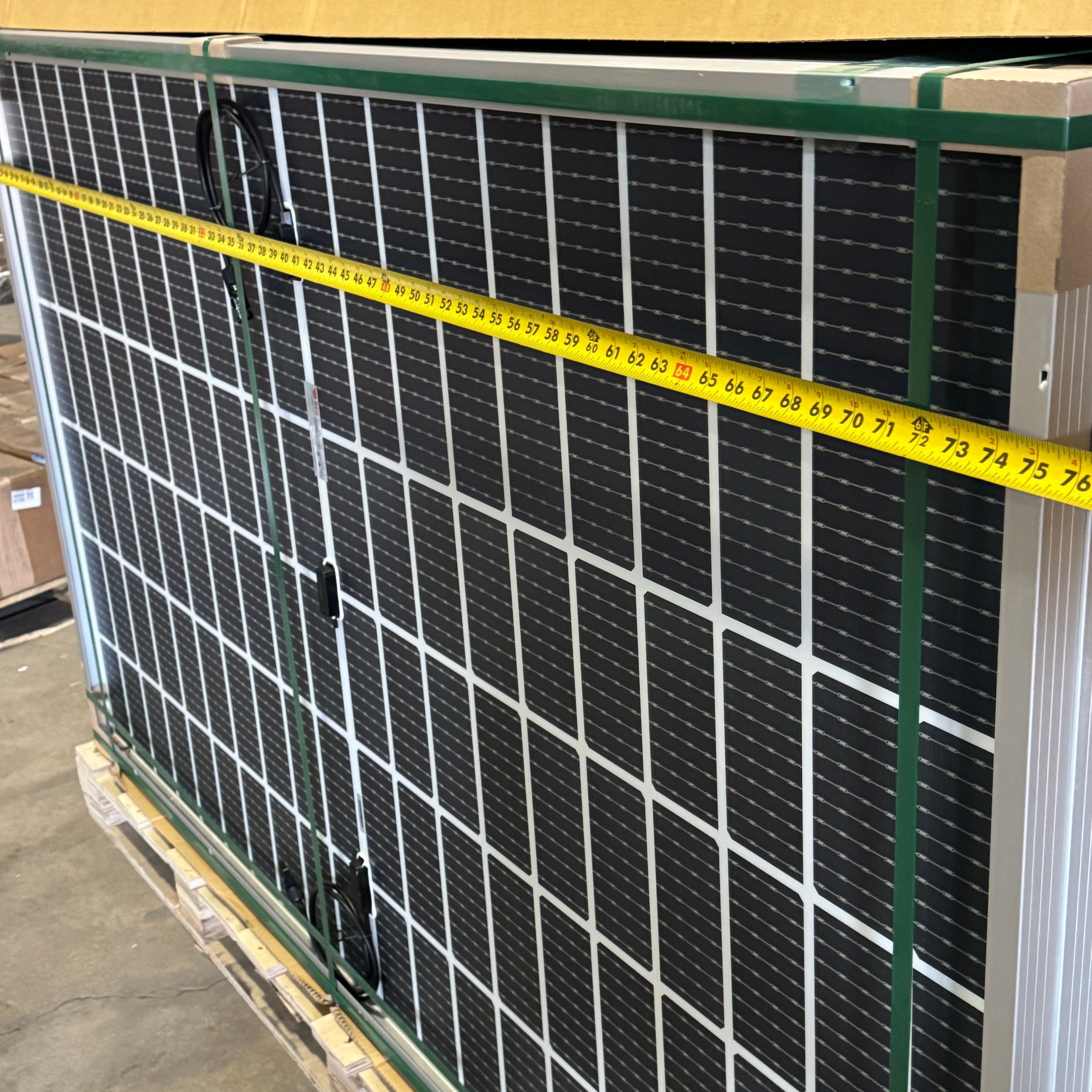 SEG SOLAR Photovoltaic Solar Panel Module Black 460W 75" L x 45" H x 1.5" W SEG-460-BMB-TB
