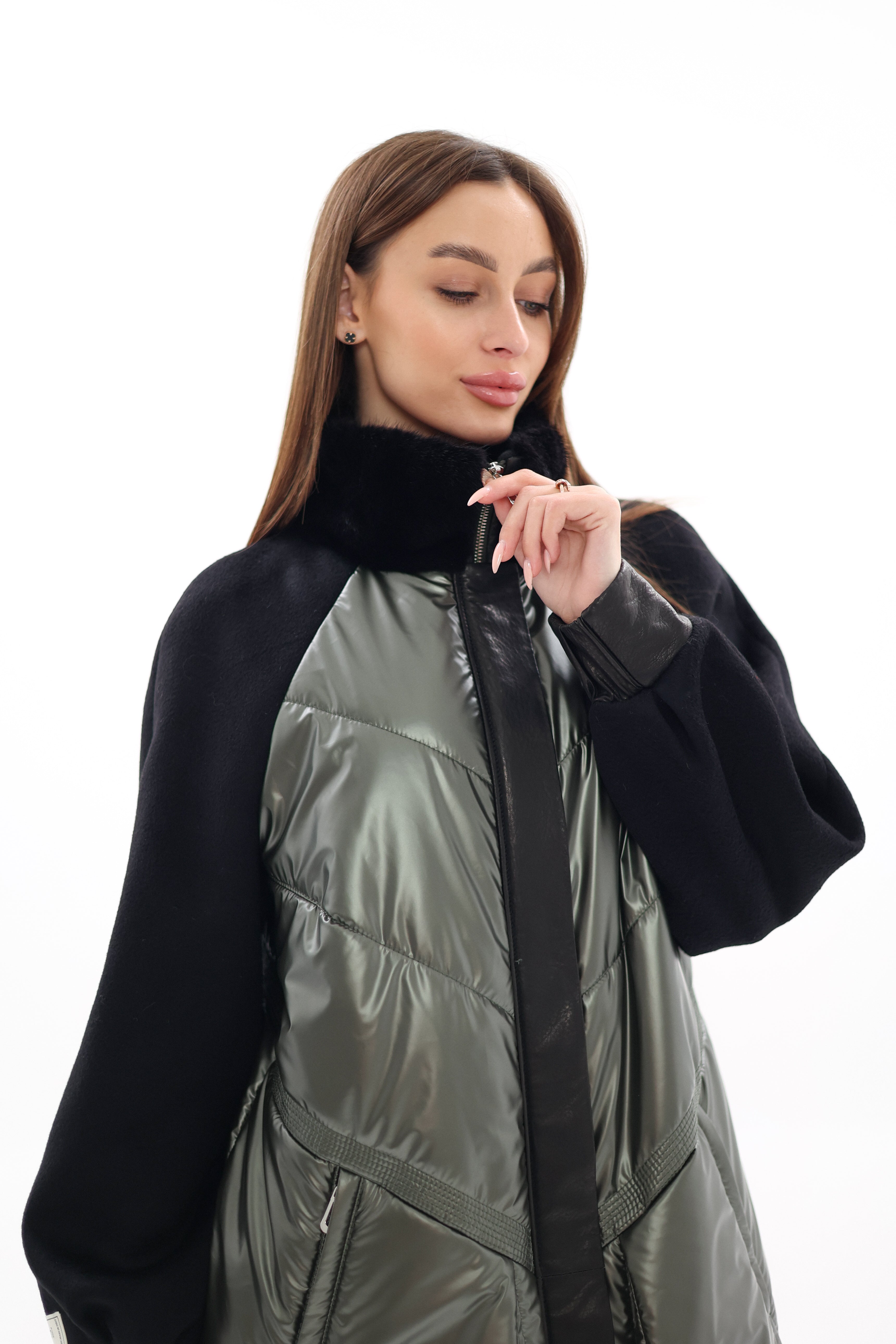 Kopenhagen Fur® Mink Italian Cashmere Wool Vogue Coat