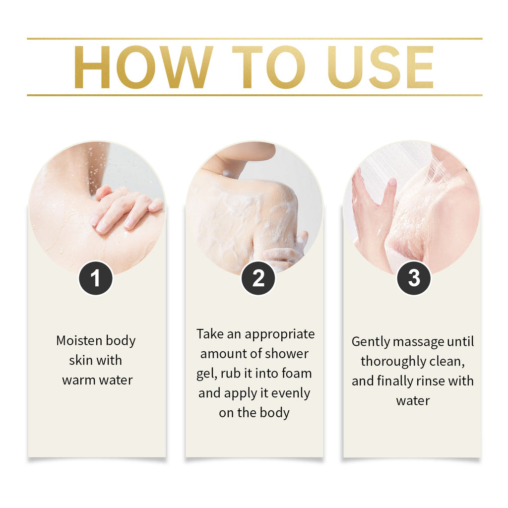 Gold Collagen Shower Gel Fresh, Clean, Moisturizing, Moisturizing And Nourishing Shower Gel