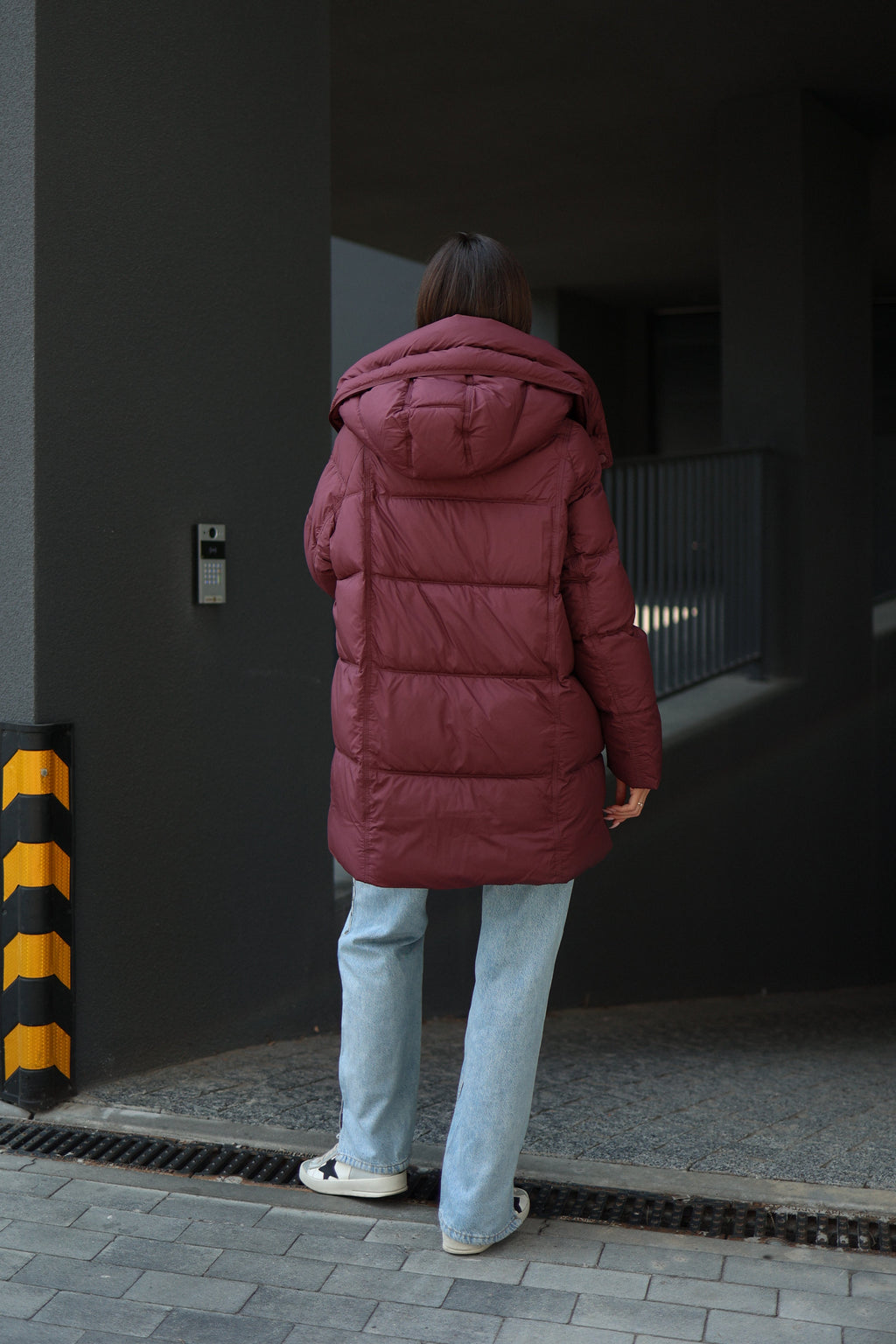 Burgundy Crush Insulated Bio-Down Coat