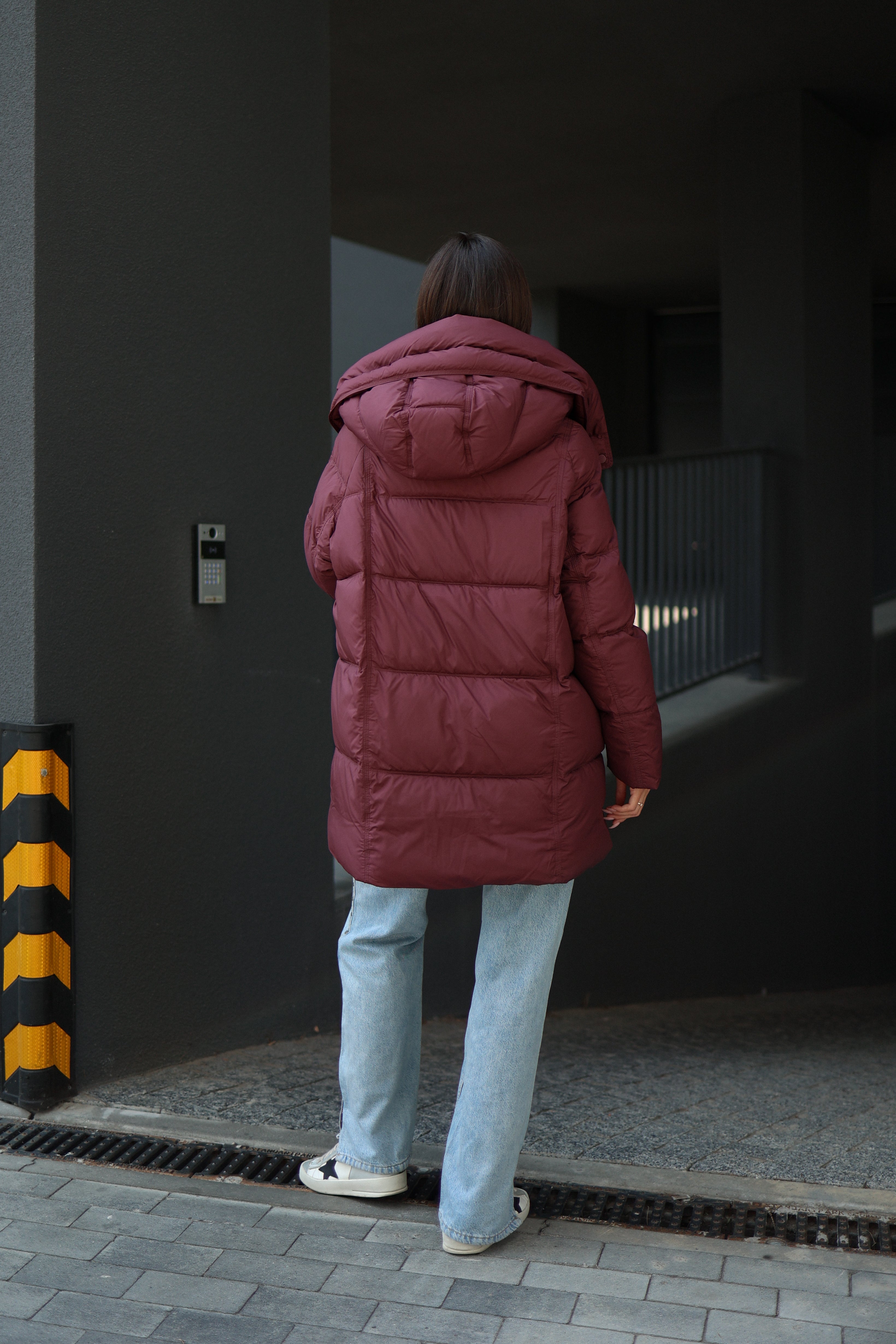 Burgundy Crush Insulated Bio-Down Coat