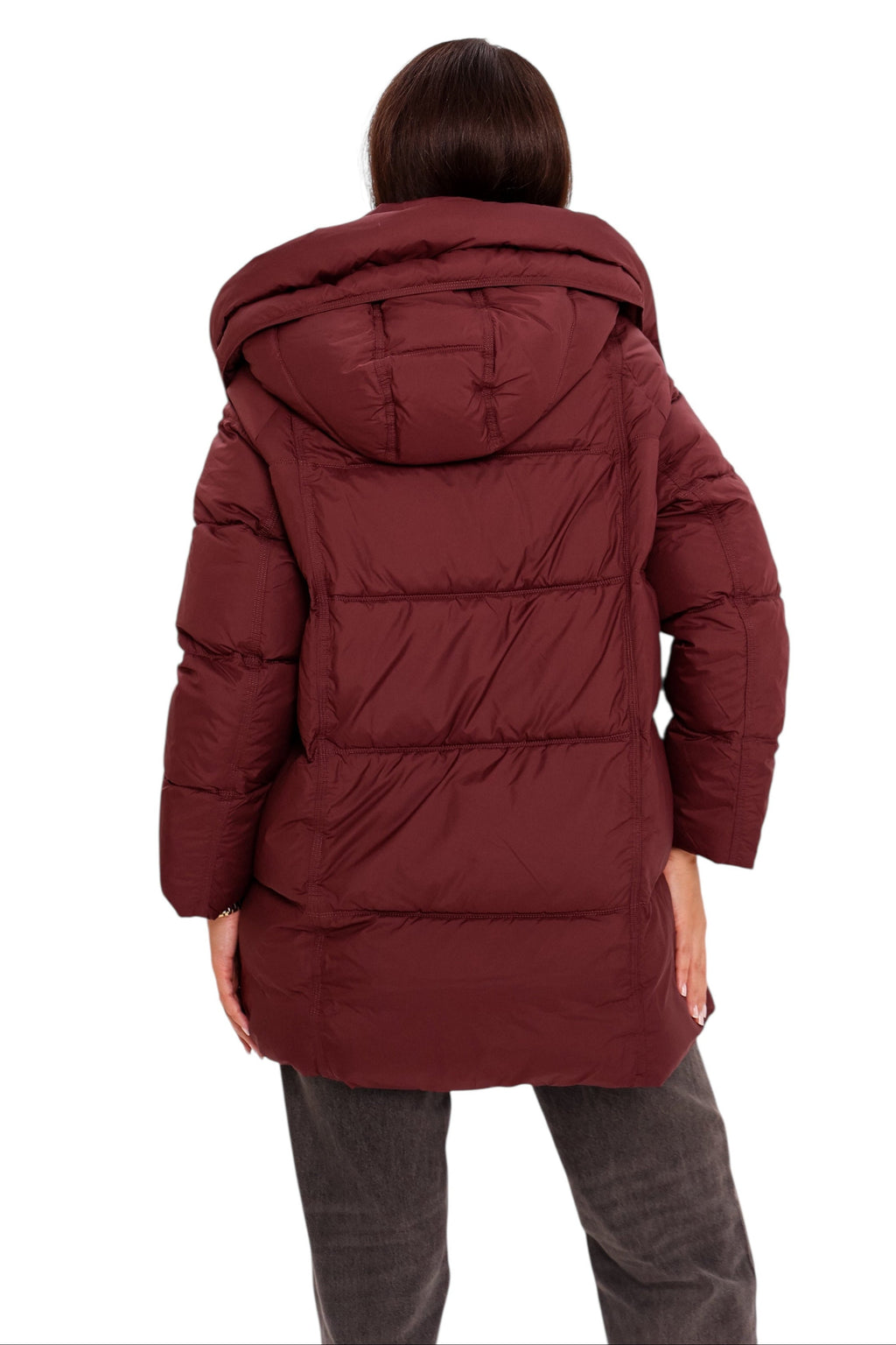 Burgundy Crush Insulated Bio-Down Coat