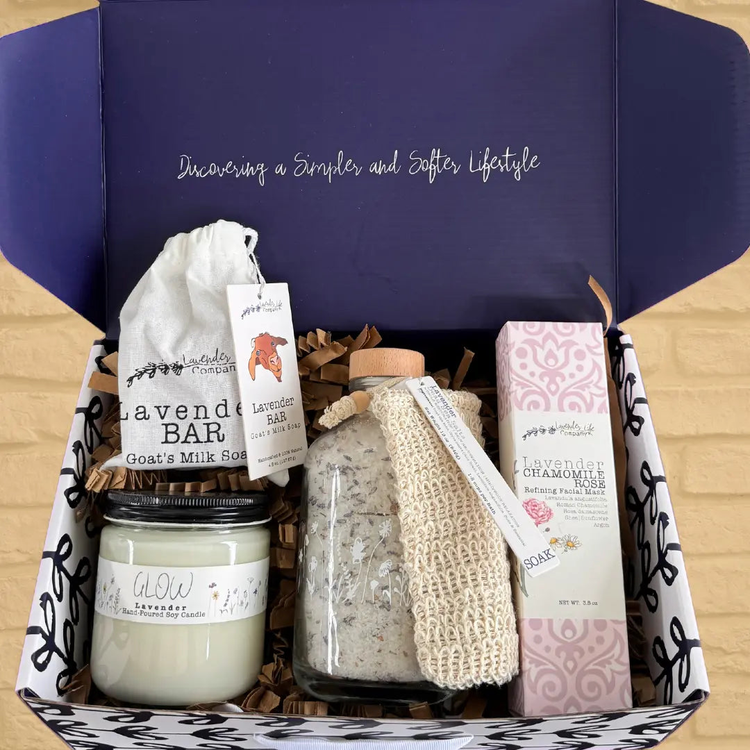 Bath and Relax — Lavender Spa Gift Set