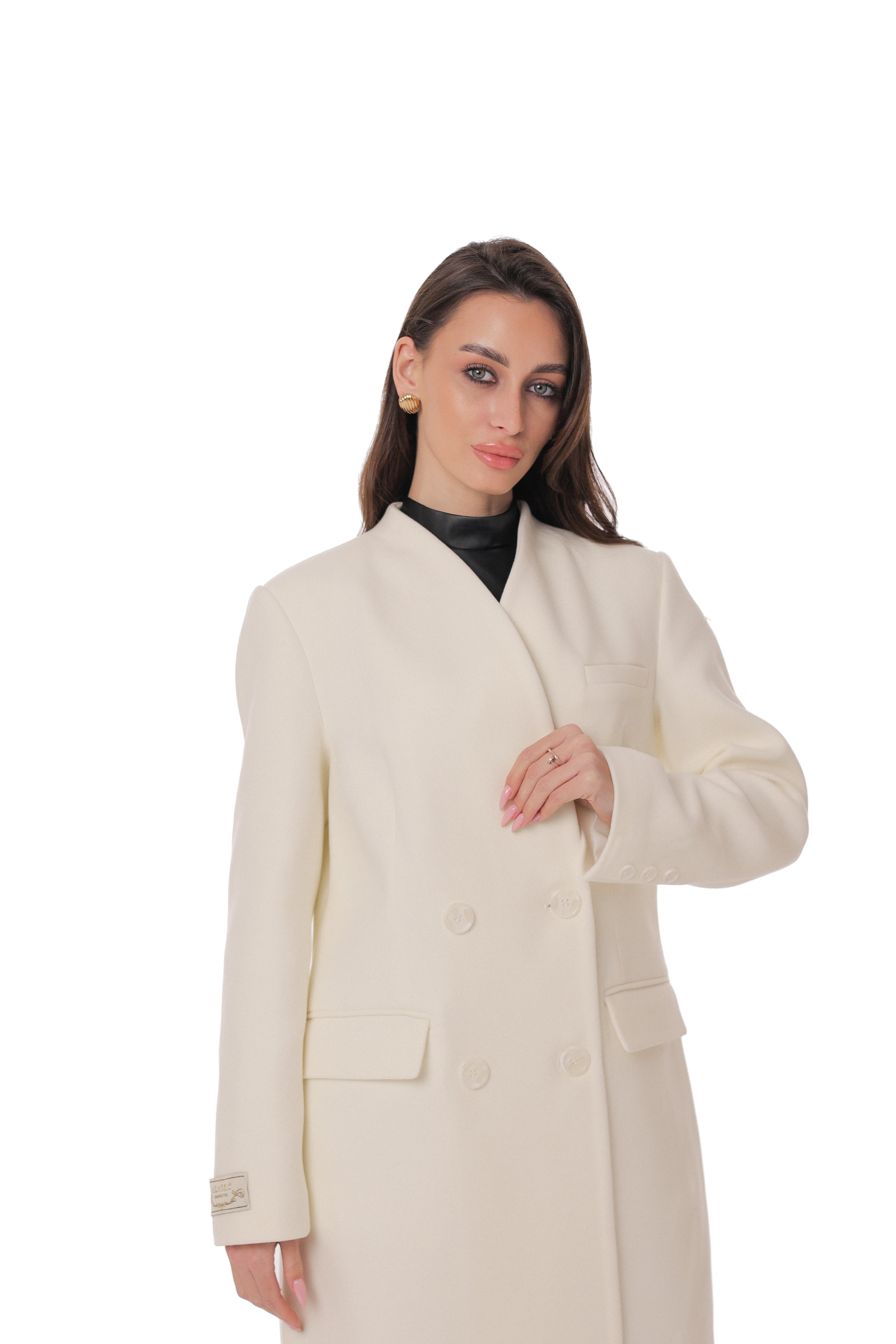 Amelia Longline Cashmere Blend Coat