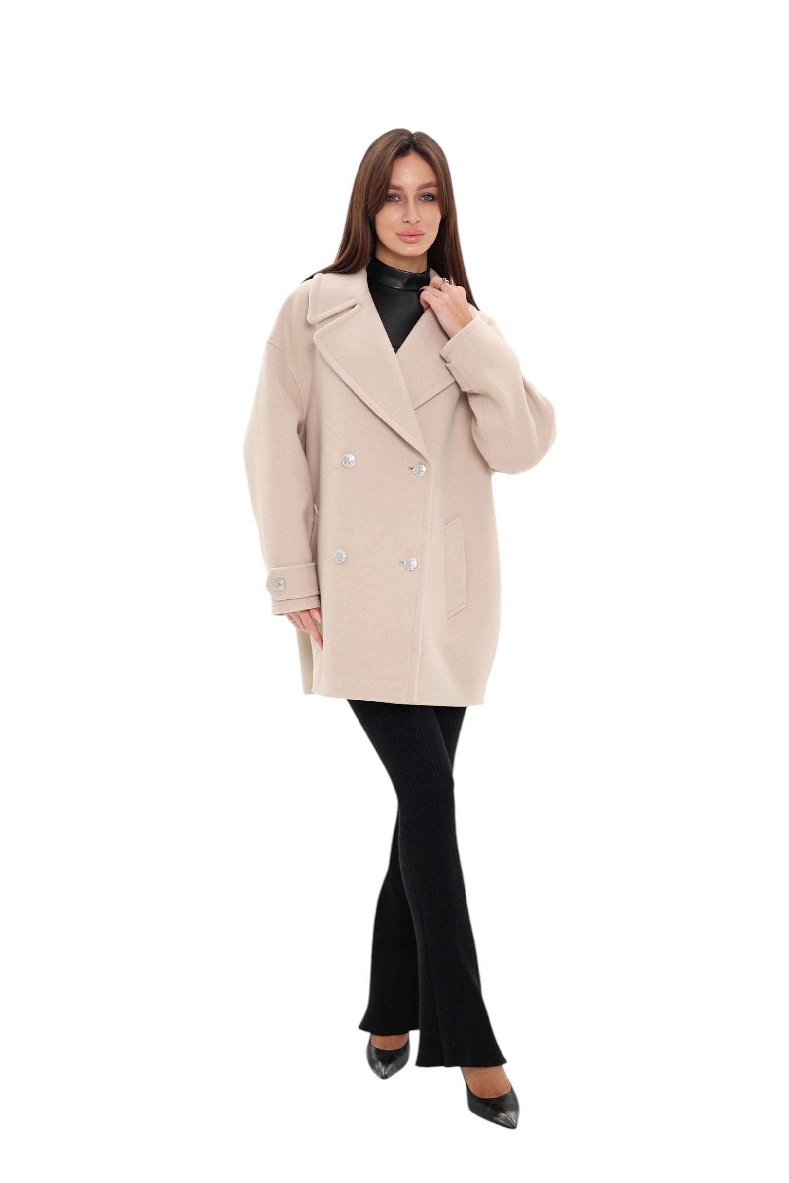 Kyoto Midi Cashmere Wool Blend Coat