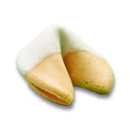 Classic White Chocolate Hand-Dipped Gourmet Fortune Cookies