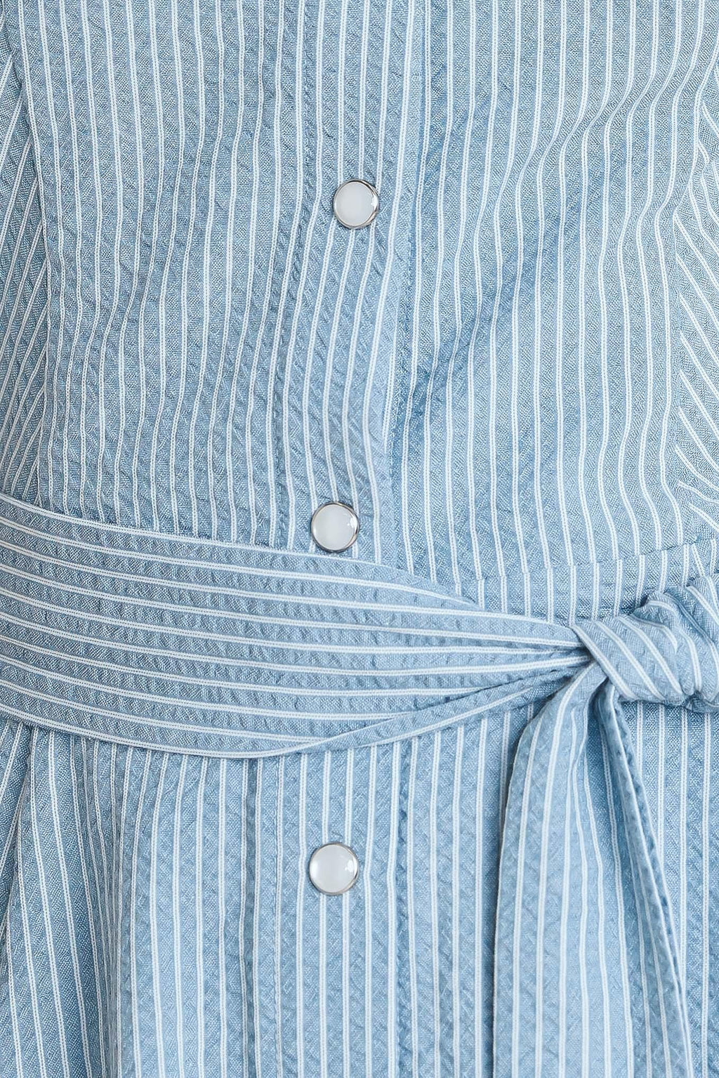 CAFE AU LAIT WOVEN MIDI DRESS