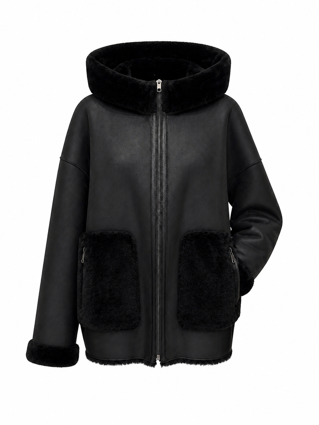 ⇆ Reversible Faux Shearling Jacket