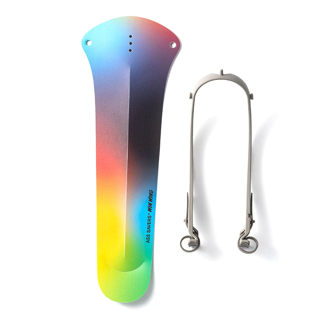 Ass Savers Win Wing Gravel Rear Mudguard w/ Grey Wishbone