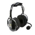 FHS Over-The-Head Fire Safety Industrial Headset - With Mic On/Off Button / For David Clark / Sigtronics / Avcomm