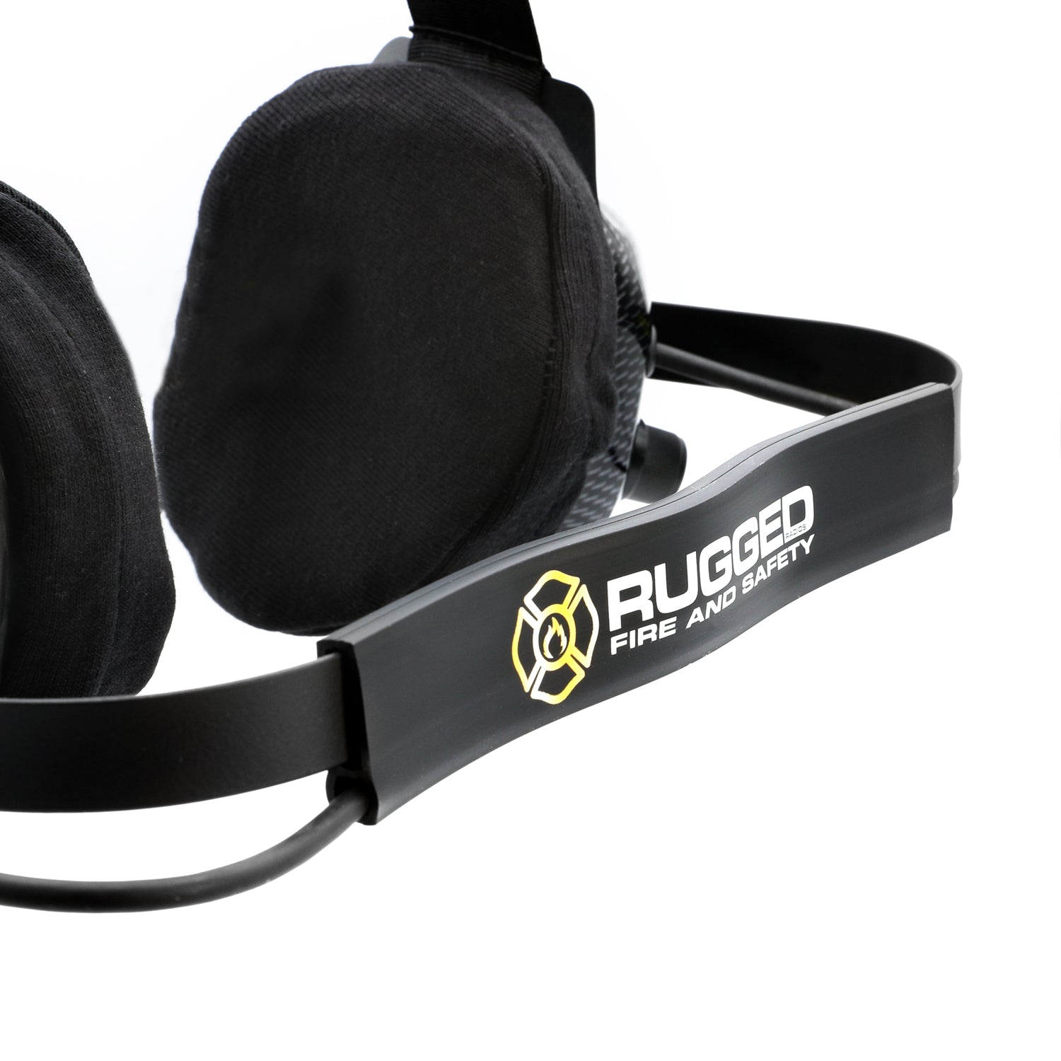 FHS Behind-The-Head Fire Safety Industrial Headset - With Mic On/Off Button / For David Clark / Sigtronics / Avcomm