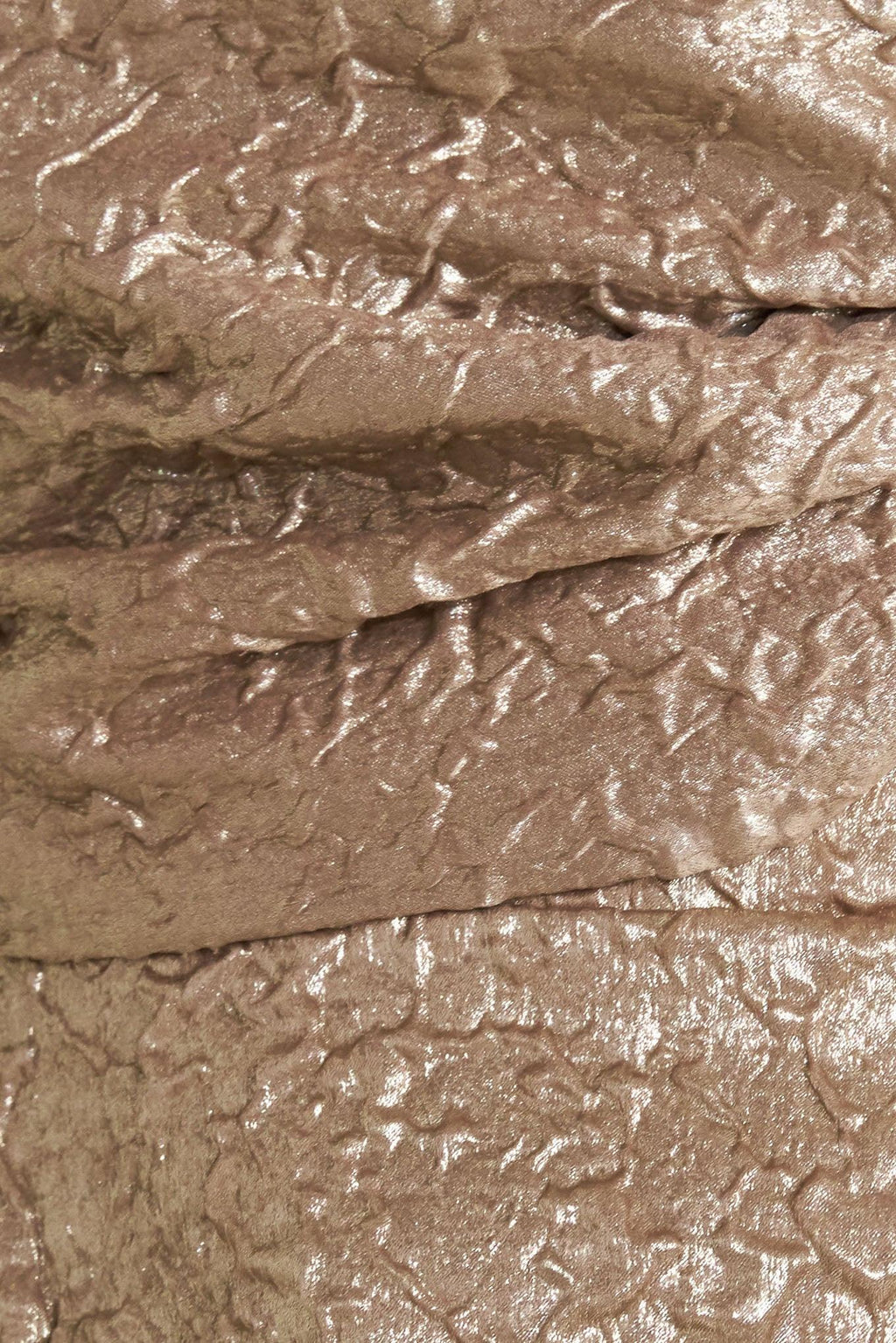 LIQUID GOLD WOVEN TOP