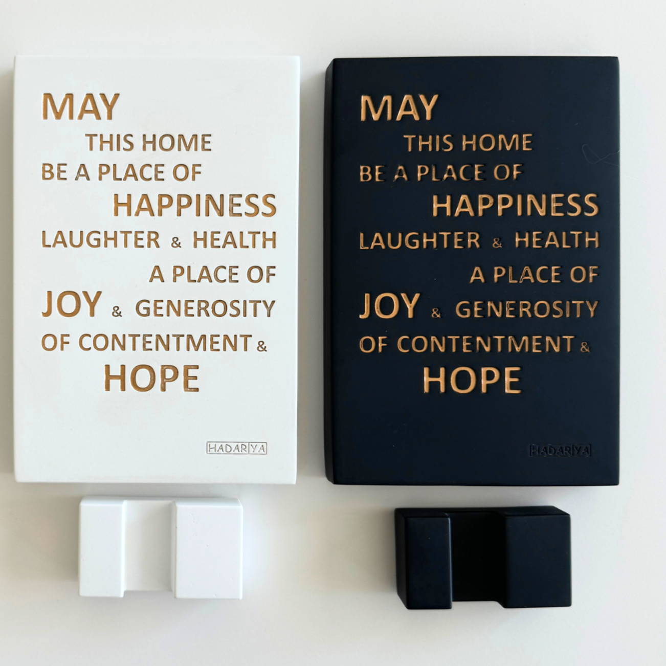 Elegant Home Blessing in English – Concrete Series