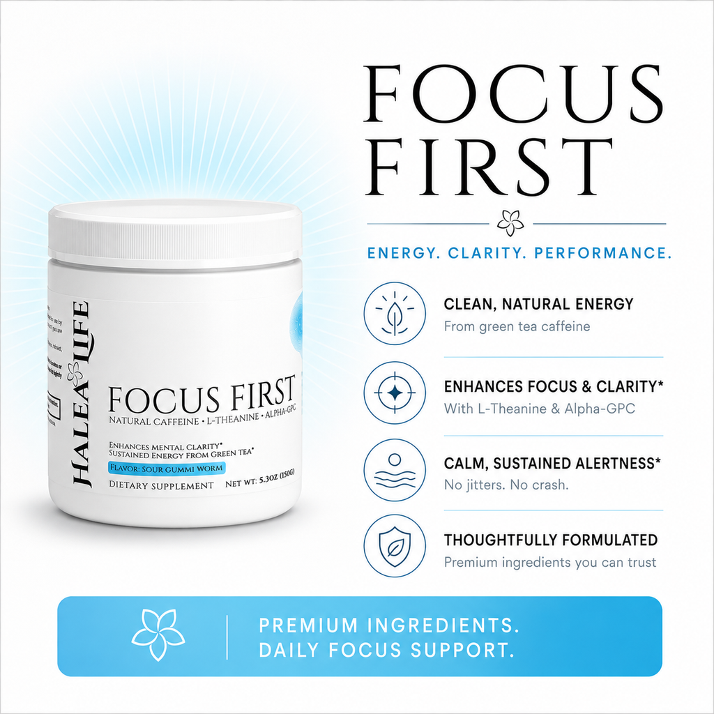 Focus First Sour Candy | Nootropic Energy & Concentration Drink Mix