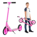 Folding Aluminum Alloy Scooter with 3 Adjustable Heights-Blue