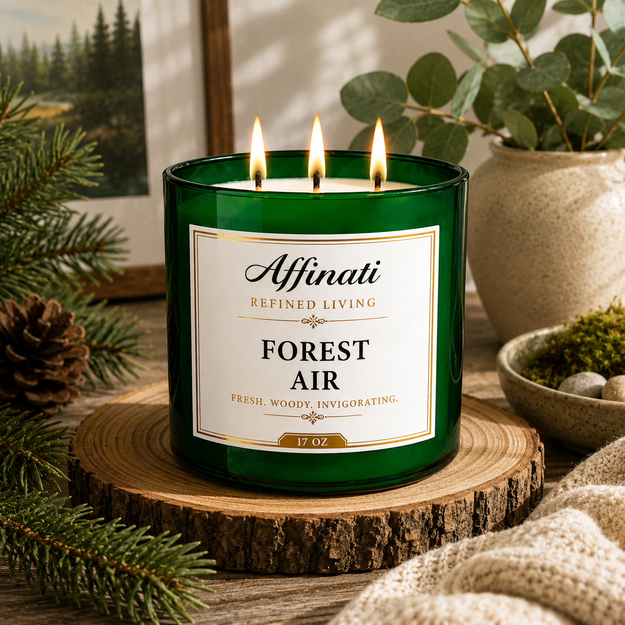 Forest Air 3-Wick Candle