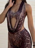 Wild Print Romper