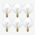 Foundation™ 40-Watt Incandescent Dimmable Light Bulb - 2700K Soft White, E12 Candelabra Base, Globe - 6-Pack