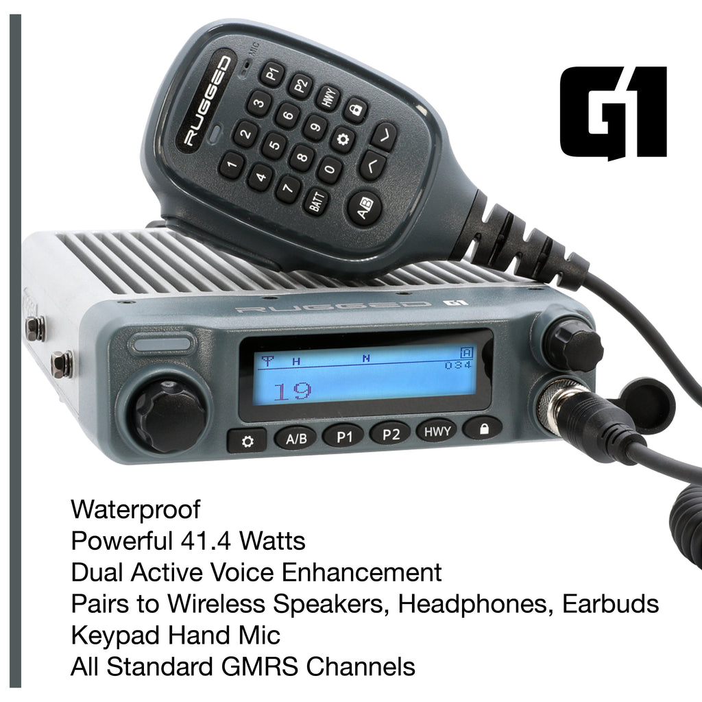Ford Bronco Two-Way GMRS Mobile Radio Kit - G1 Waterproof