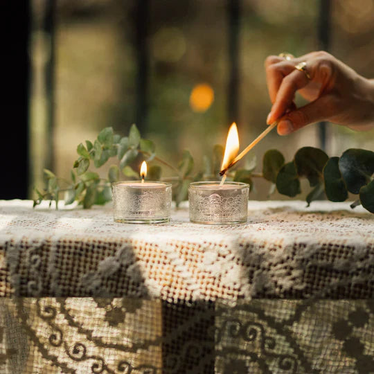 Contemporary Shabbat Candle Holders – Jerusalem Glass Series