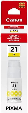 New, Pre-Owned - Canon GI-21 Standard Yield Yellow Ink Bottle, 4539C001