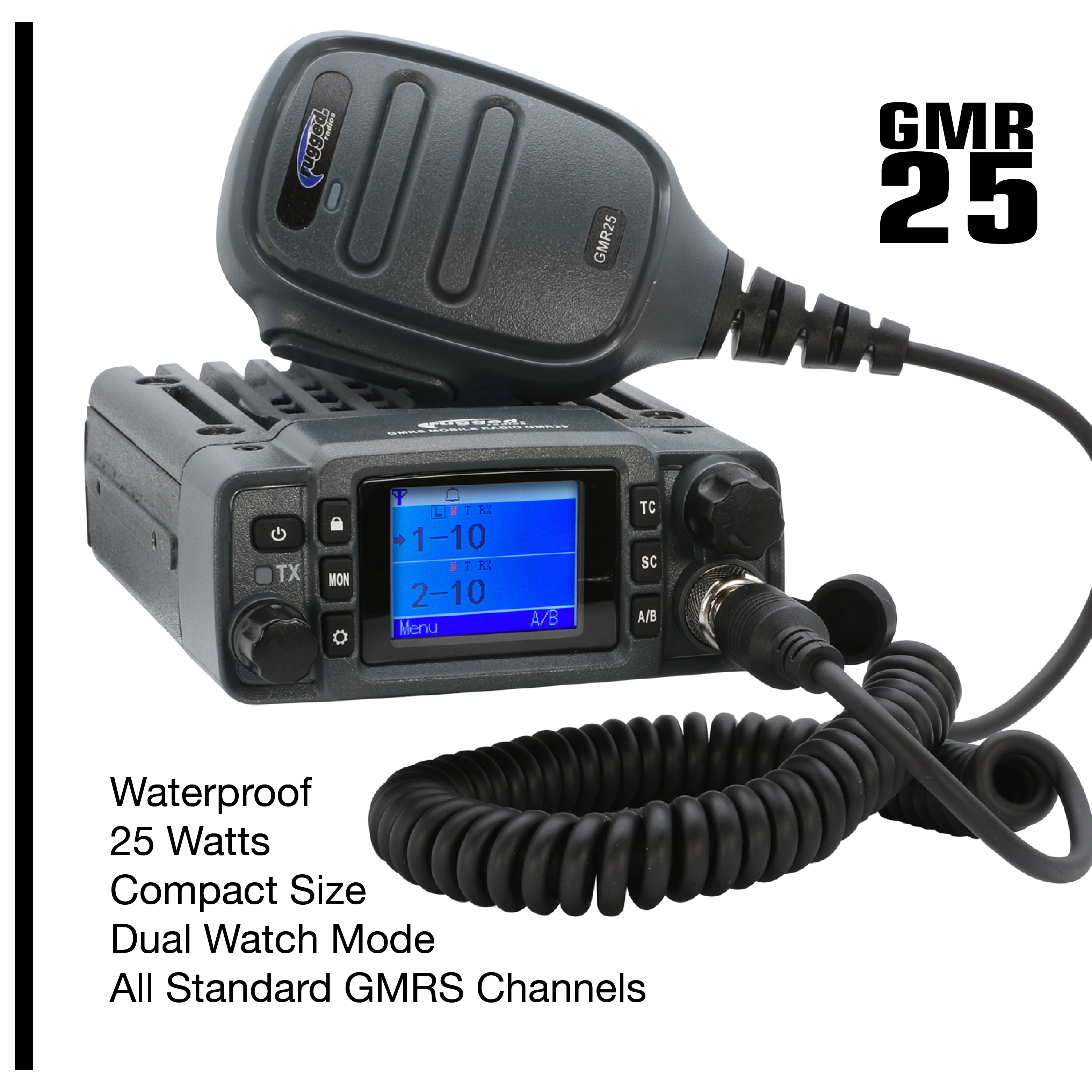 Ford Bronco Two-Way GMRS Mobile Radio Kit - GMR25 Waterproof