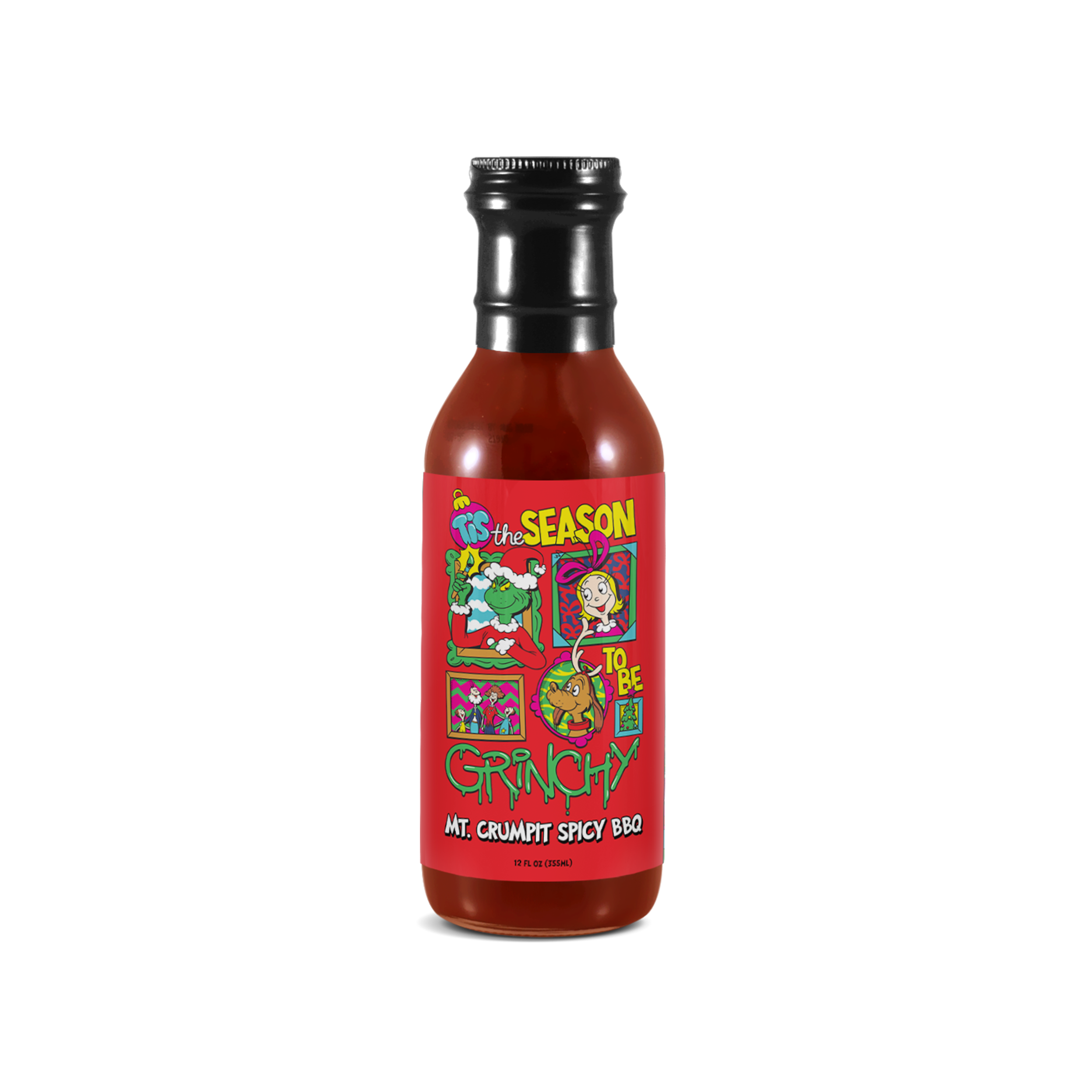 Grinch Tis the Season To Be Grinchy : Mt. Crumpit Spicy BBQ Sauce