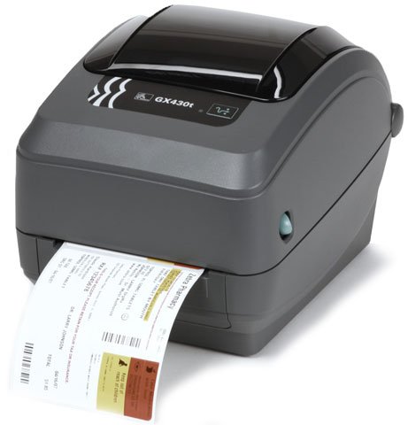 Zebra Thermal Transfer Desktop Printer RJ45 USB GX43-102410-000