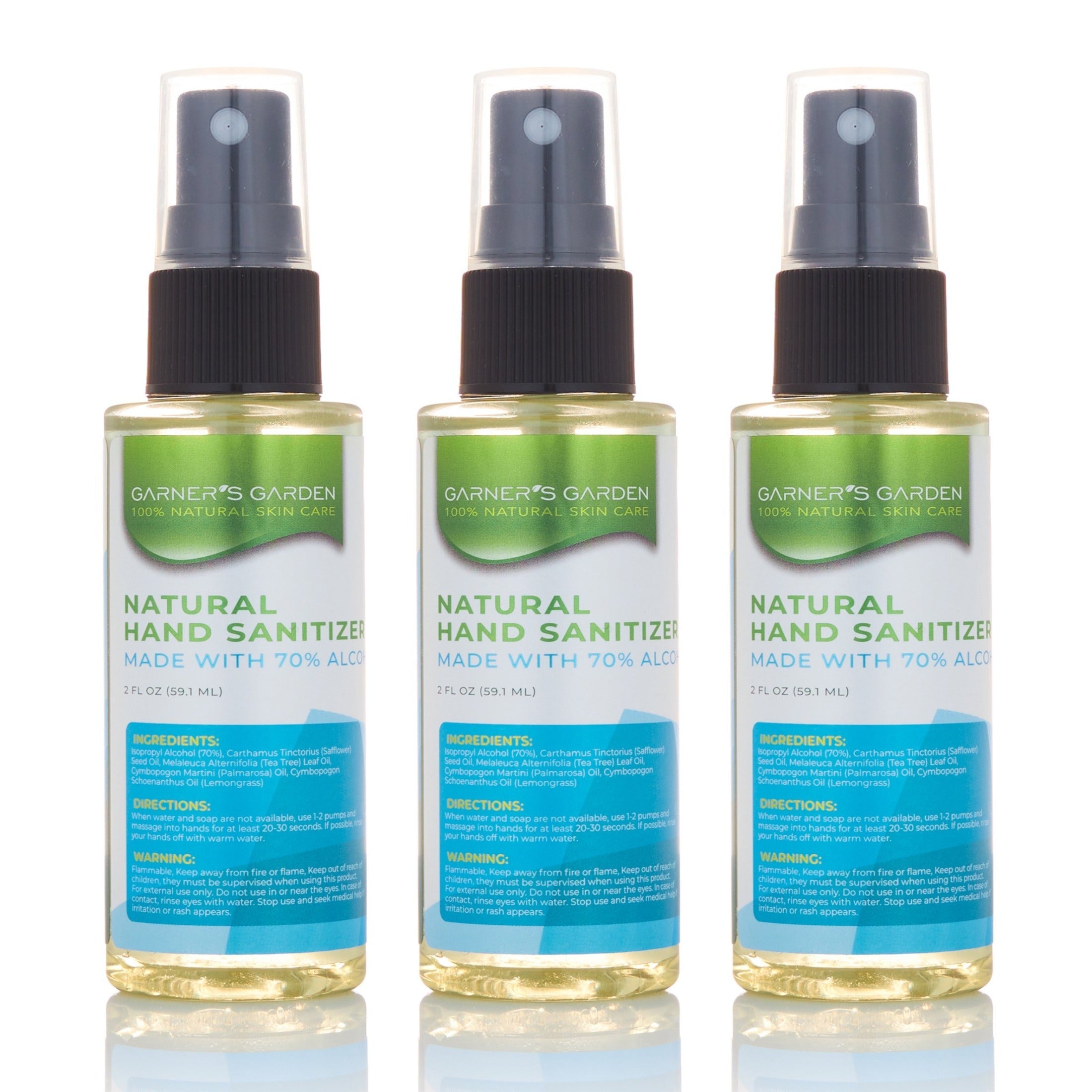 Natural Alcohol Hand Sanitizer - 2 oz