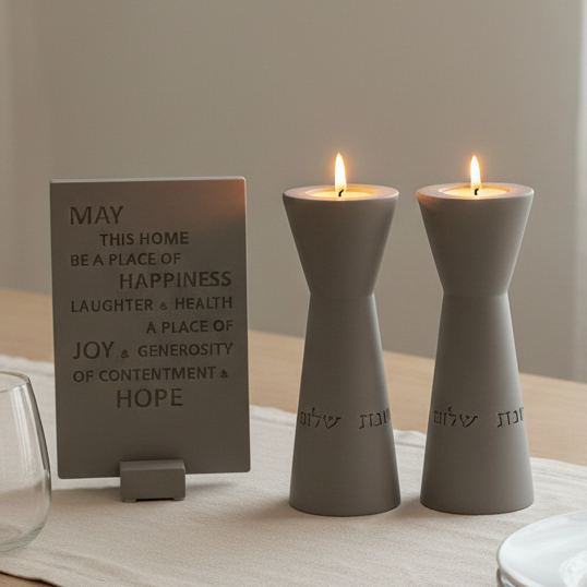Handcrafted Candle Holders & Home Blessing Set – City Spirit Series