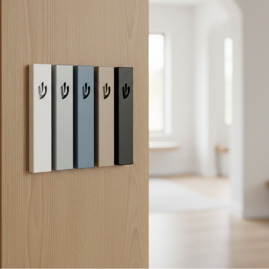 Stylish Stainless Steel Mezuzah for Door - Sweetheart Series