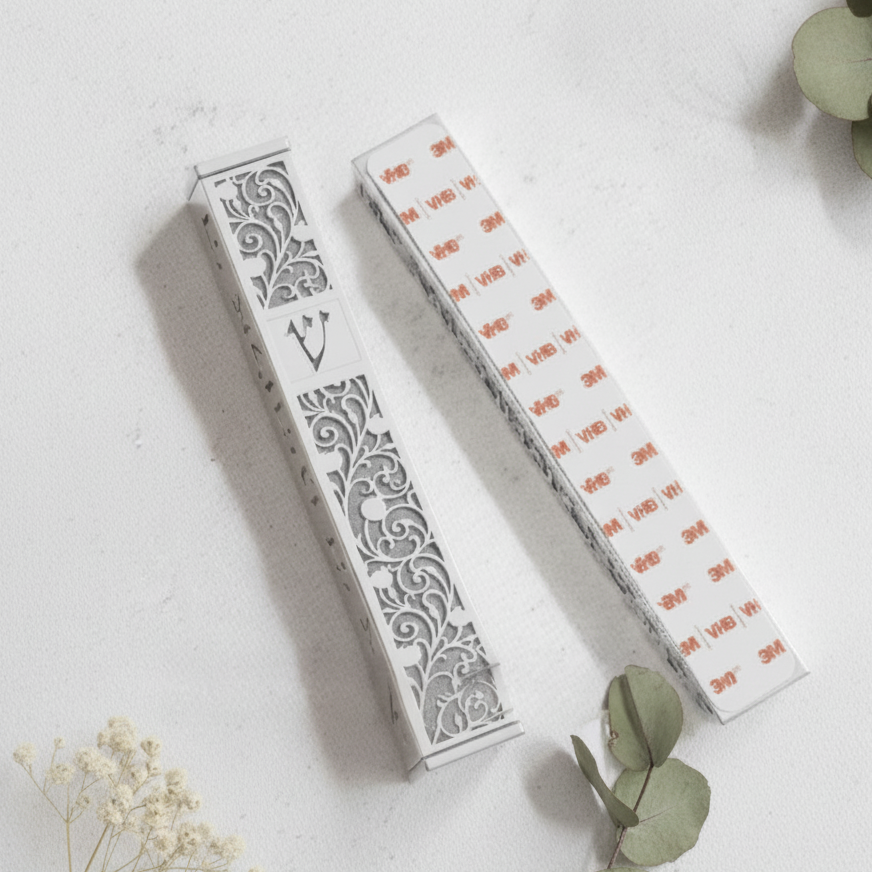 Modern Mezuzah Case – Contemporary Judaica Design - Pomegranate Series