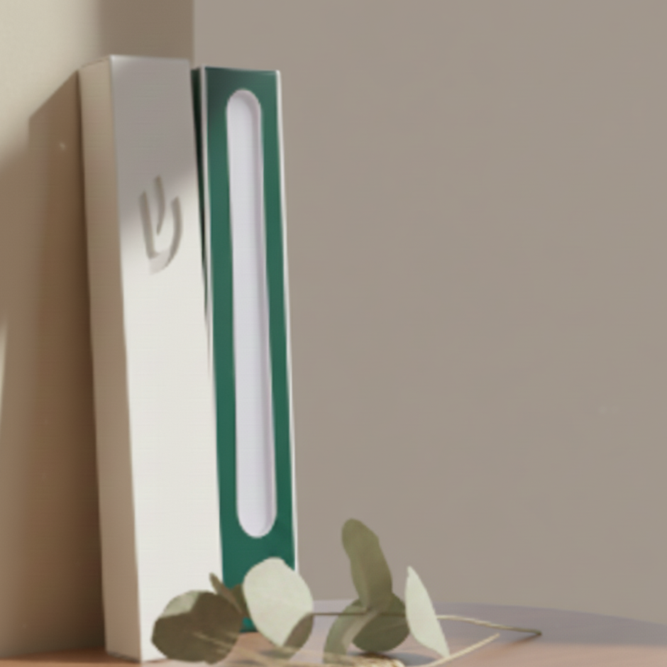 Classic Stainless Steel Mezuzah – Minimalist Judaica - Sweetheart Series