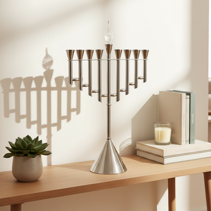 Luxurious Gold Plated Nickel Design for Hanukkah - Stairway To Heaven Series