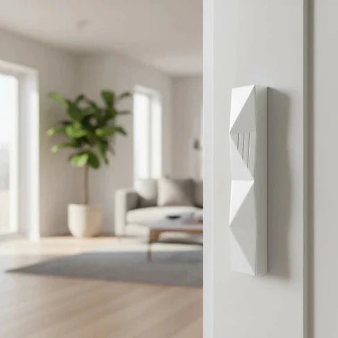 Modern Concrete Mezuzah Design for Modern Jewish Homes - Wave Series