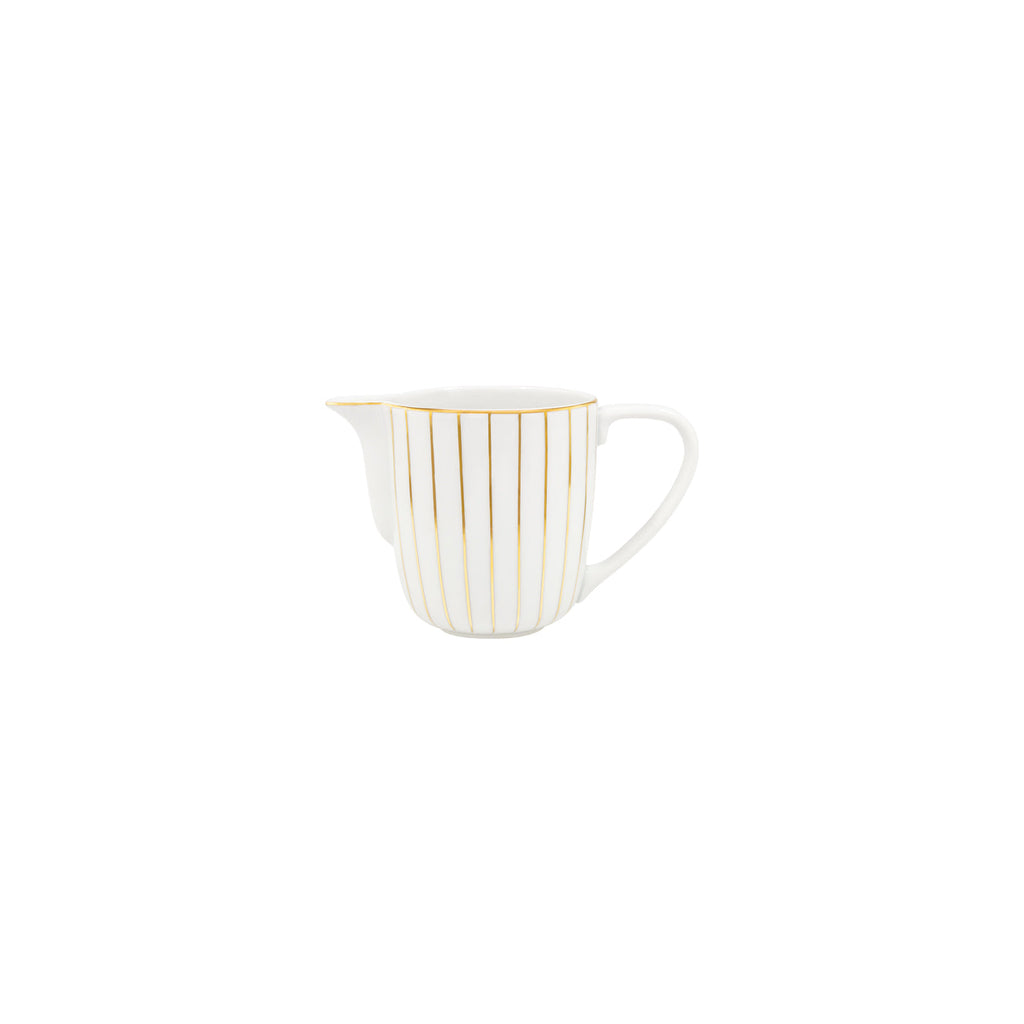 Golden Orbit Creamer + Sugar Bowl