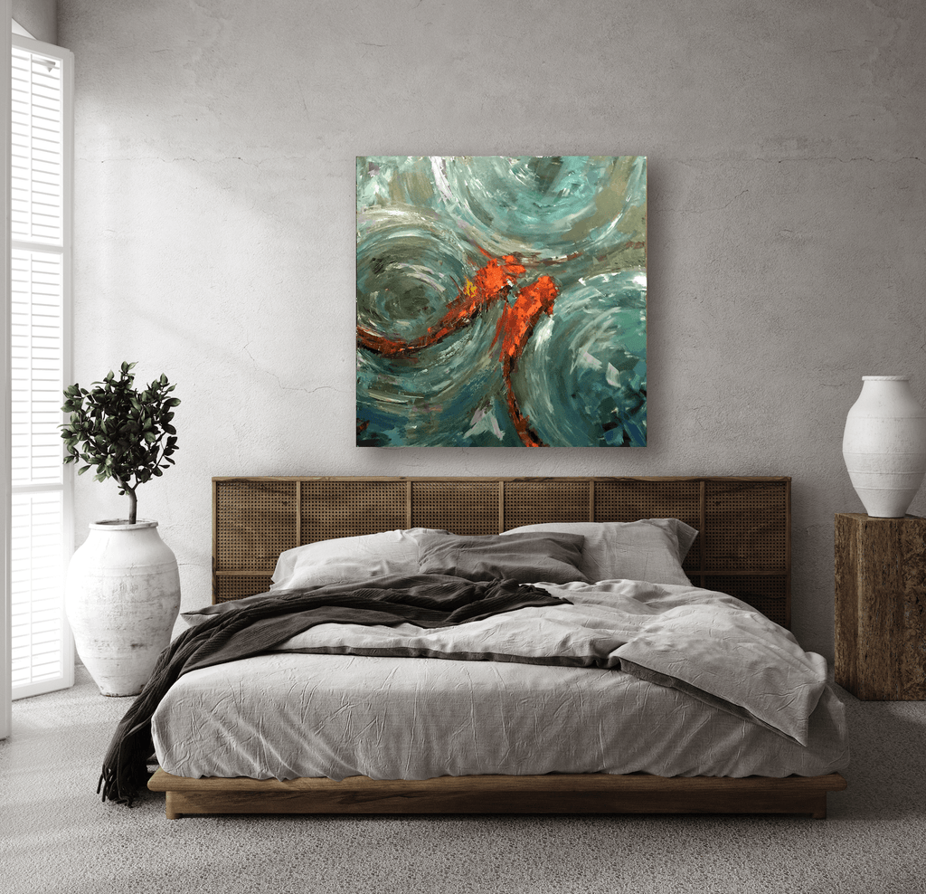 Good Fortune II 36x36 Artist Enhanced Canvas Print