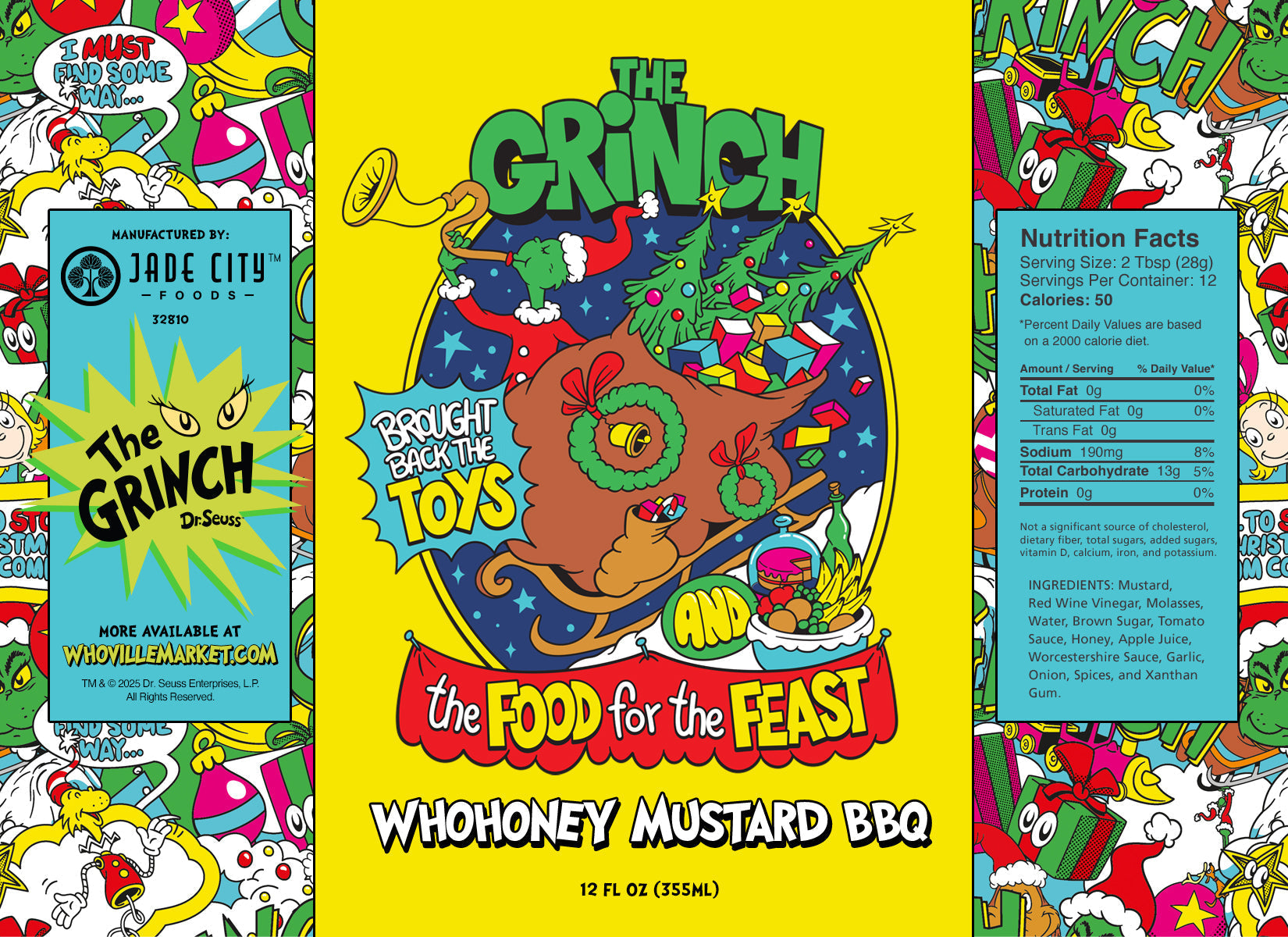 Grinch The Food For The Feast : Whohoney Mustard BBQ Sauce