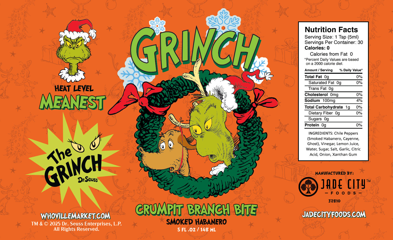 Grinch Crumpit Branch Bite : Smoked Habanero