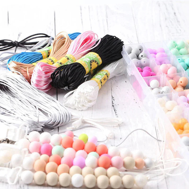 Satin Silk Nylon Cord for Baby Teether DIY Accessories