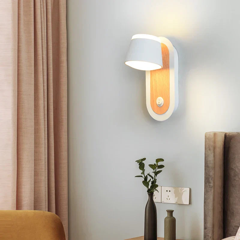 DecorBites™ Adjustable Wall Lamp: Modern & Creative LED Bedside Light for Living Room & Bedroom