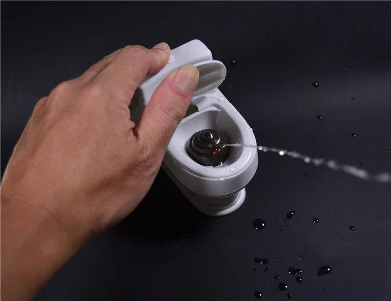Mini Prank Squirt Spray Toilet | Funny Gag Toy for April Fools