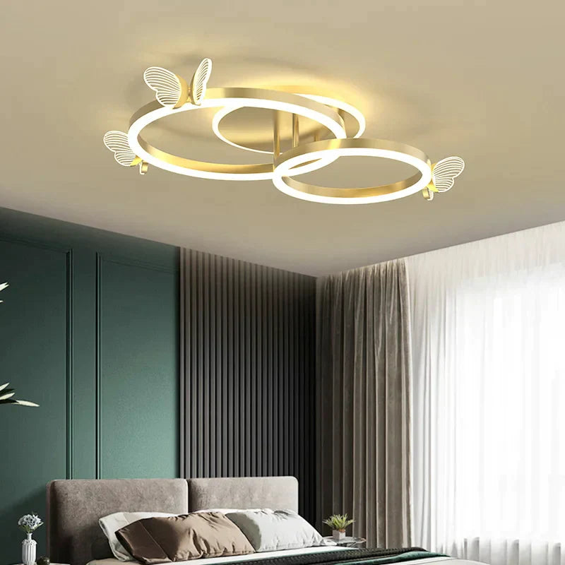 DecorBites™ Luxe Butterfly LED Ceiling Lamp: Modern, Bright & Elegant Atmosphere